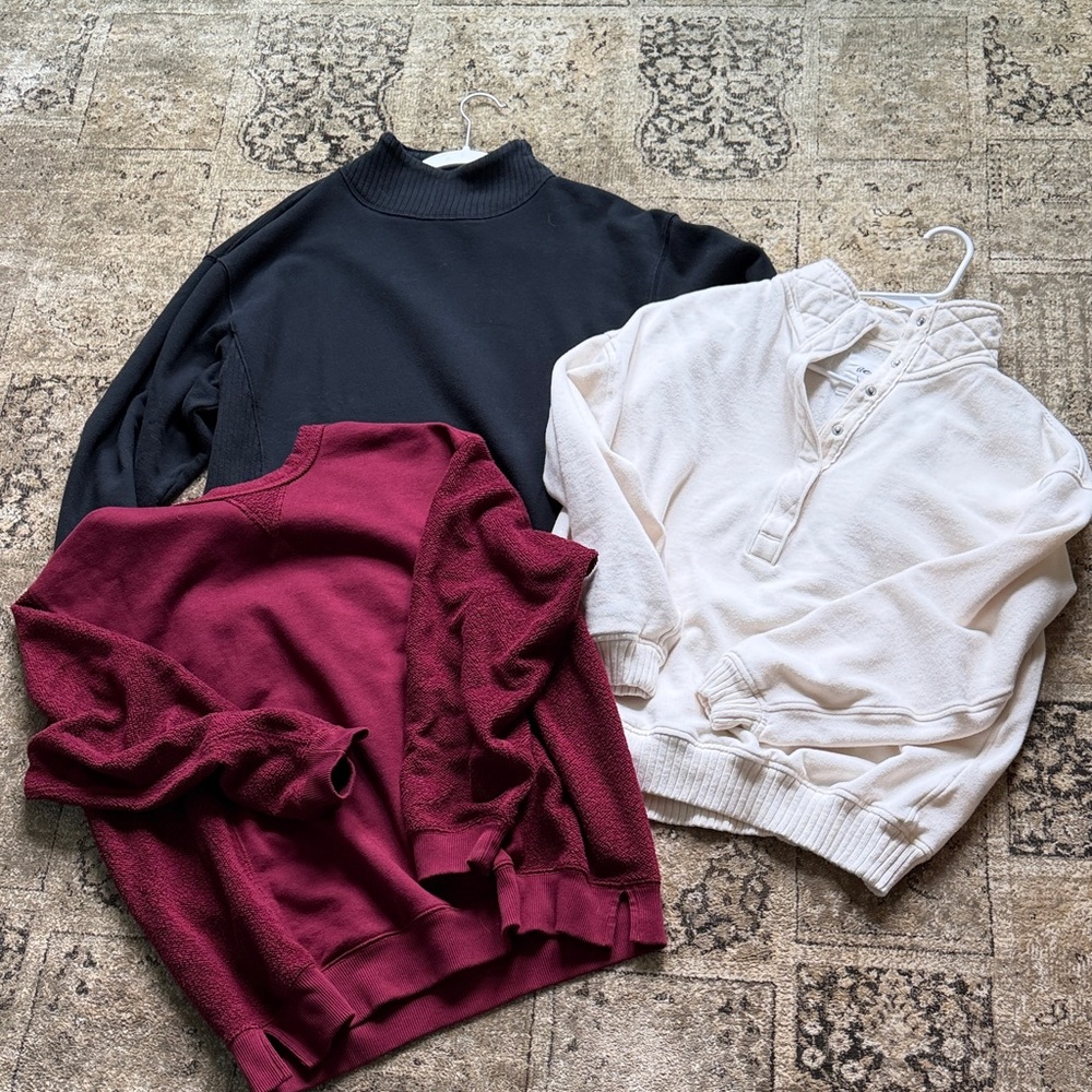 Aerie sweatshirt bundle, size XXS